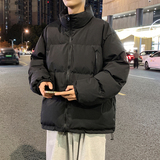 加厚男装冬装宽松棉服外套休闲纯色立领棉衣新款A106-1-3682-P88，男装棉衣，电商A106-1