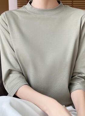 春夏新款正肩内搭丝光棉打底上衣