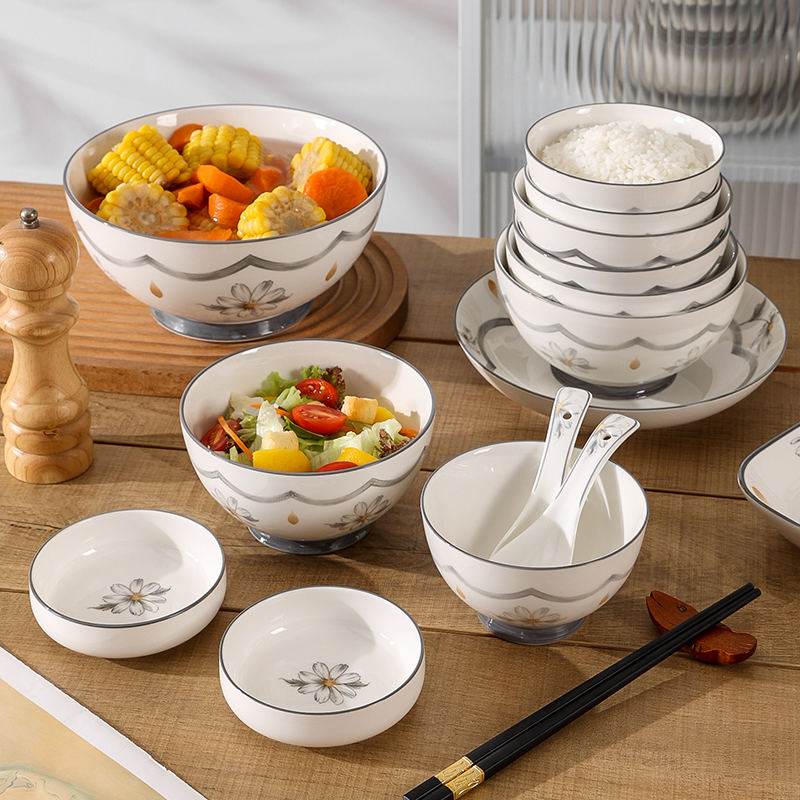 裕行陶瓷新中式釉下彩餐具