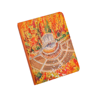 江山如画AR手账本南京音乐台笔记本子上海杭州纪念品旅游印章本故宫博物院伴手礼文创礼品便携盖章打卡口袋本