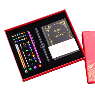 韵轩答案之书人生解答神奇的笔记本子创意学生手账解压磁力笔黑科技百变磁性笔磁环磁珠磁铁笔送老师同学礼物