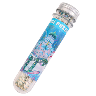 哈尔滨城市迷你试管拼图108片旅游纪念品景区文创礼品儿童成人益智减压玩具厦门青岛重庆上海成都武汉黄鹤楼