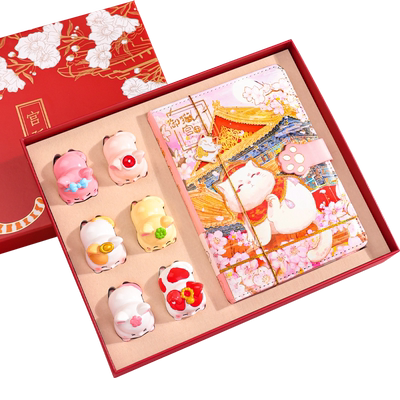 猫咪可爱创意故宫手账笔记本礼盒