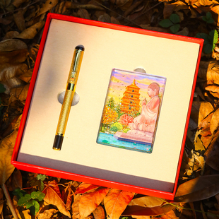 著名景点文创礼盒套装流沙冰箱贴龙头签字笔丽江城大理古城洱海苍山雪旅游纪念品学生礼物打卡收藏景点伴手礼