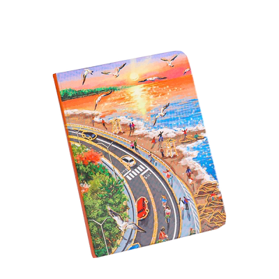 江山如画AR手账本环海公路笔记本子日记本景点旅游纪念品印章本便携盖章打卡口袋本文创小礼品西湖南京哈尔滨