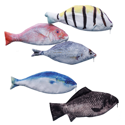 趣味仿真鱼大容量恶搞风礼物笔袋