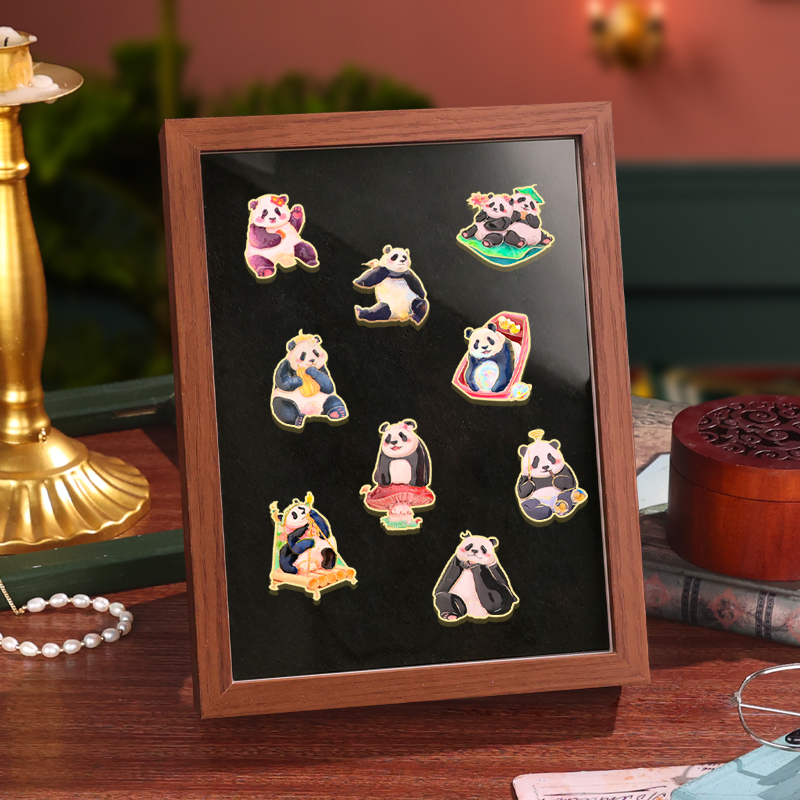 熊猫可爱创意实用胸针