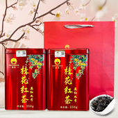 龙头影英红九号桂花红茶春茶2025新茶一级浓香型送礼茶叶罐装 500g
