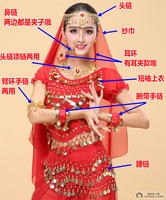 Special offer: Indian dance headwear, belly dance costumes, headscarves, headchains, earrings, pendants, necklaces, bracelets, performance accessories thumbnail 3