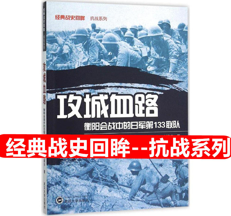 攻城血路 衡阳会战中的日军第133联队 经典战史回眸 抗战系列 刘海丰 武汉大学出版社 图文并茂 二战国际军事 人民抗日战争 生动