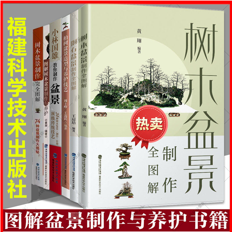 日本鬼才小林国雄教你制作造型与养护家庭花草杂树木附石盆景五针松掌上微型盆栽制作技艺彩图版完全图解制作技艺七日通 福建科技