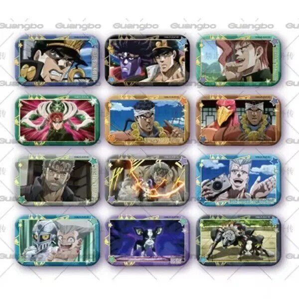正版广博JOJO奇妙冒险星尘远动漫徽章/立牌