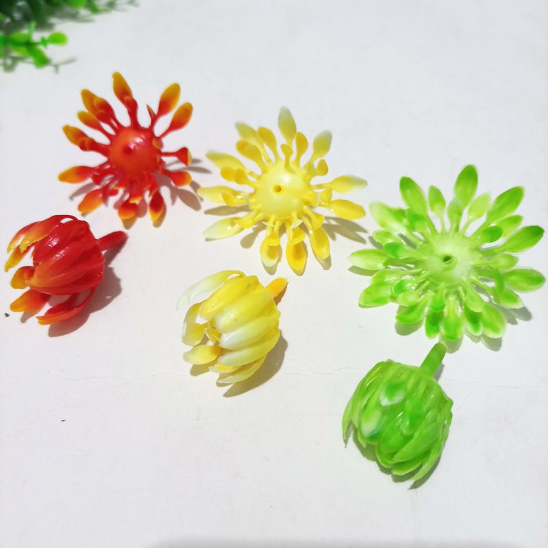 荷花配件仿真荷花芯丝网材料手工diy制作丝带花纸花睡莲芯包邮