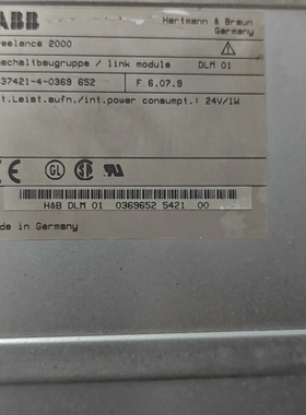 ABB Freelance 2000 DLM01 功能没问题 ~议价