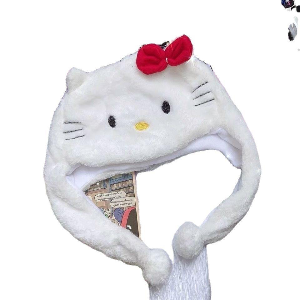 热卖帽子毛绒卡通KT猫道