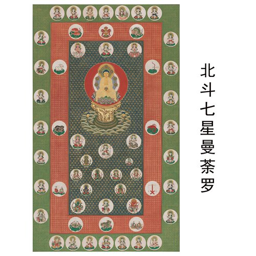 日本北斗七星曼荼罗佛像国画