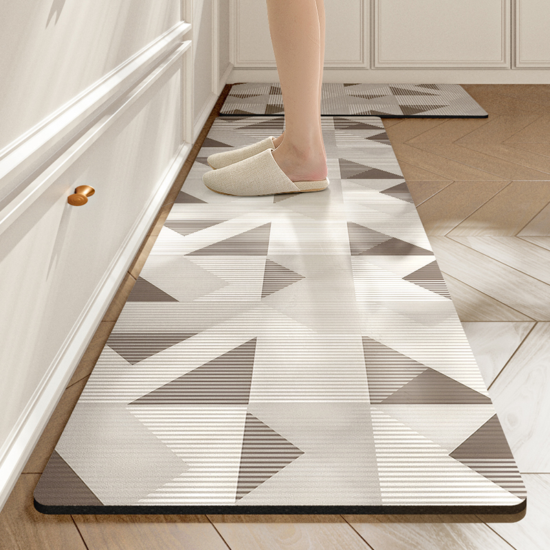 大江地垫2025新款厨房防滑防油防水可擦免洗专用加厚脚垫长条地毯