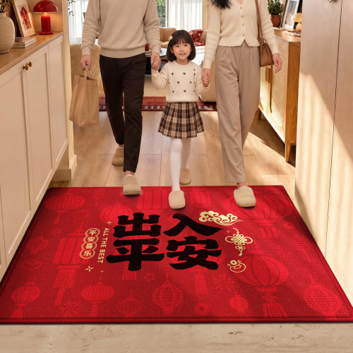 大江新中式出入平安防滑门垫