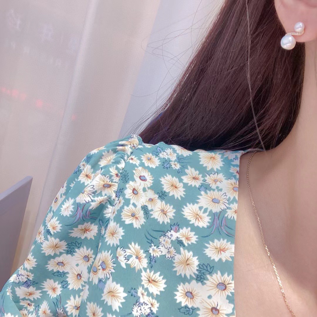 天然高品质淡水珍珠14k注金独家原创新品