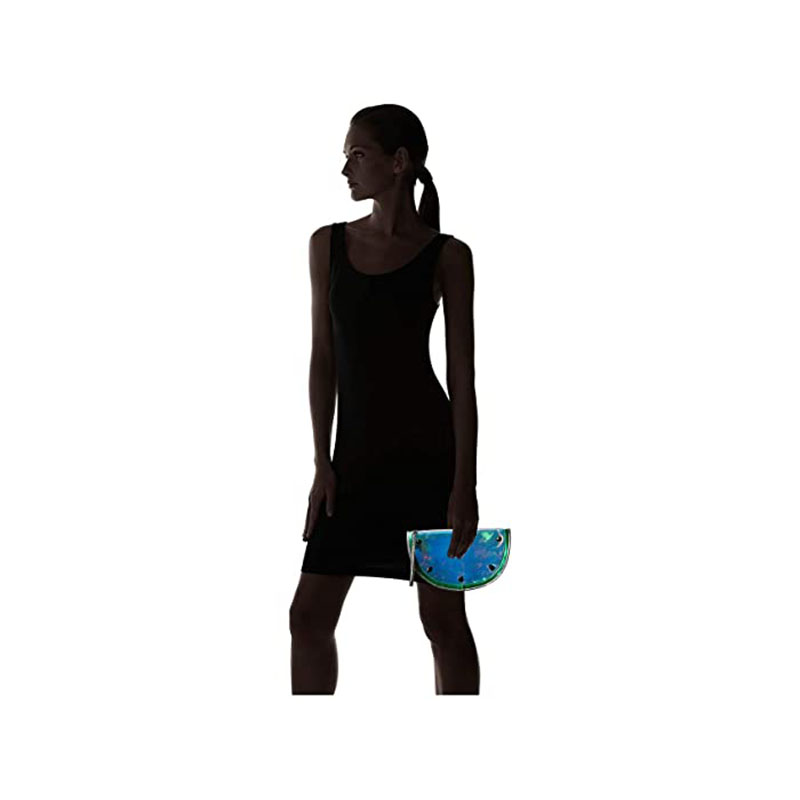 拉链半透明手拿包