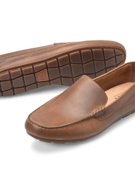 Born/博仁男乐福鞋牛皮套脚圆头舒适减震耐磨直邮H38237