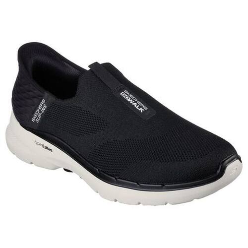 Skechers斯凯奇男鞋GO Walk 6健步鞋运动休闲鞋一脚蹬缓震秋季