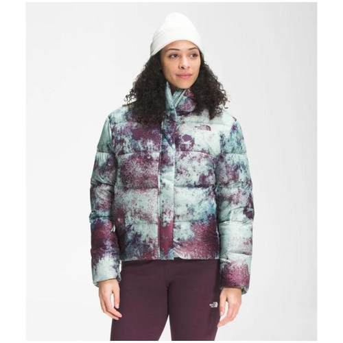 THE NORTH FACE/北面女羽绒服短款立领花色拉链正品19543649982