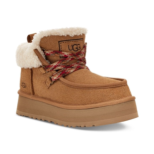 UGG女式FunkarraCabin系带寒冷天气短靴高帮短靴高帮正品15434732