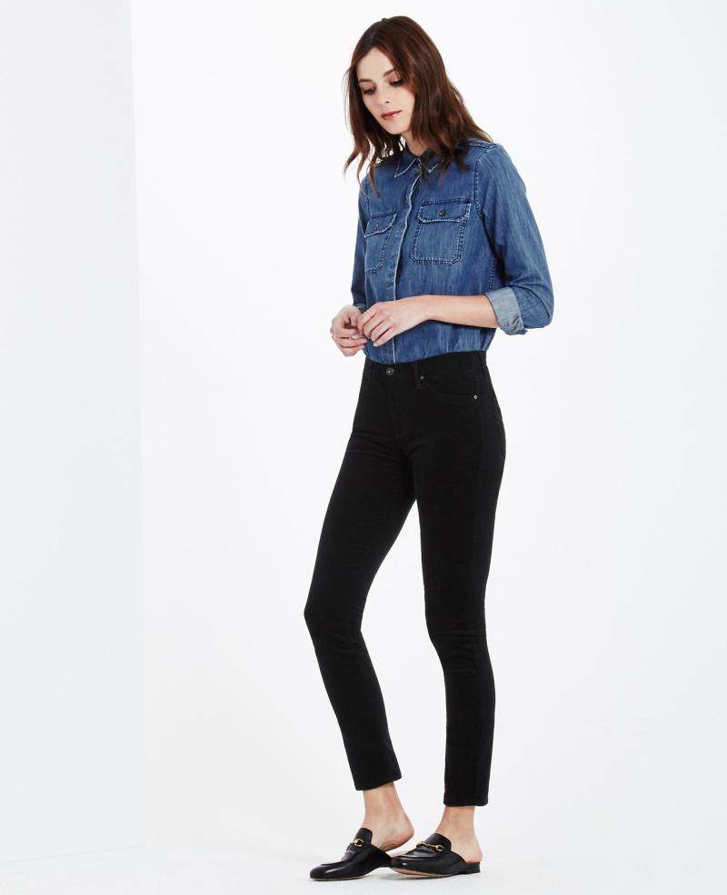 AG Adriano Goldschmied女休闲长裤铅笔裤修身百搭A032G美国直邮