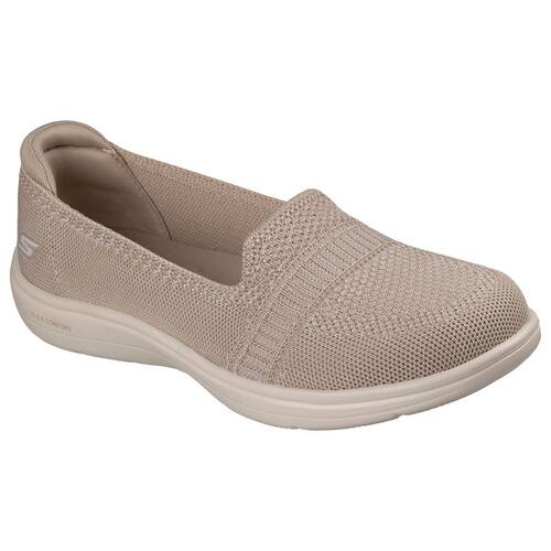 Skechers斯凯奇女鞋乐福鞋运动休闲鞋一脚蹬瓢鞋透气缓震春秋季