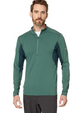 ARC‘TERYX/始祖鸟男士长袖T恤Rho Hybrid半开立领弹性吸湿排汗