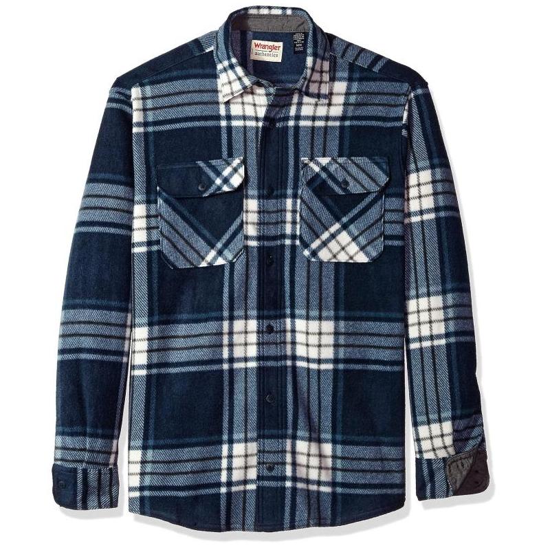 Wrangler/威格男衬衫纯色尖领基础款秋款长袖格子正品478Z9732