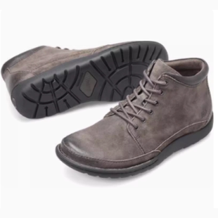 春夏热销Born 短靴牛仔风翻毛皮工作商务徒步 博仁男户外休闲皮鞋