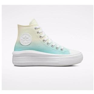 透气高帮百搭正品 Converse 渐变色时尚 厚底休闲鞋 572898C 匡威女鞋