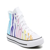 高帮系带甜美透气彩虹色简约夏正品 Converse 匡威女帆布鞋 454683