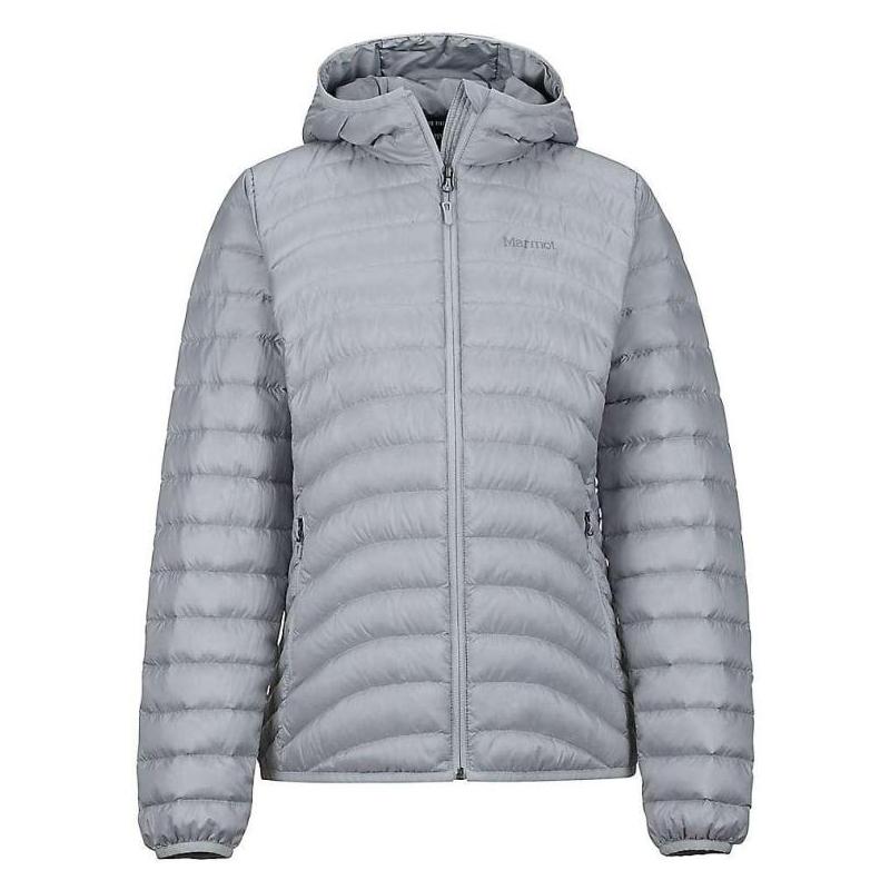 MARMOT土拨鼠女士休闲羽绒服连帽夹克弹性透气保暖正品4063589