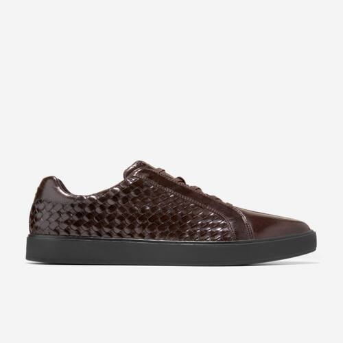 Cole Haan/歌涵男鞋编织一脚蹬休闲鞋透气舒适精致复古轻奢春秋季