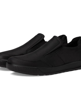 Ecco/爱步男鞋休闲皮鞋Byway布威一脚蹬运动鞋磨砂皮春秋板鞋防滑