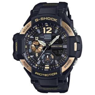 4925007 Casio卡西欧男手表腕表黑表G SHOCK防水表盘200m正品