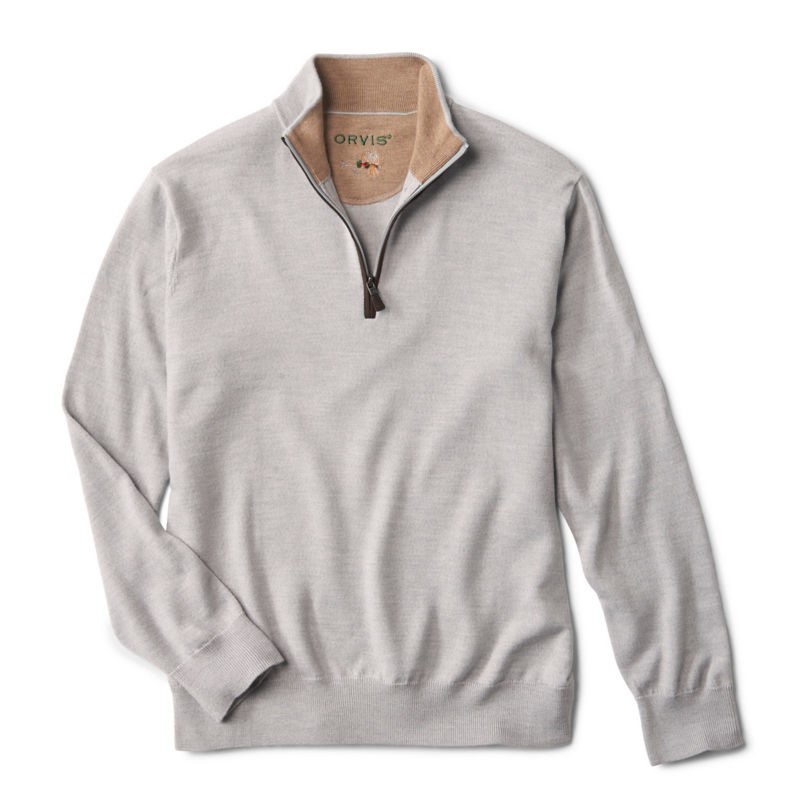ORVIS男士毛衣立领半拉链美利奴羊毛衫柔软抗起球秋冬季保暖28RZ