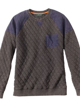 ORVIS男长袖圆领卫衣保暖打底春秋运动休闲时尚亲肤户外舒适3HJ0