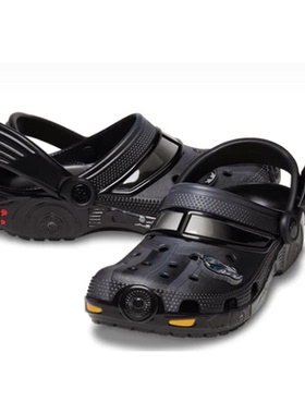 Crocs卡骆驰洞洞鞋沙滩鞋蝙蝠侠蝙蝠车联名黑色酷炫男女款210219