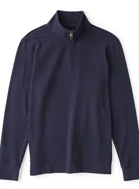 ORVIS男士卫衣套头衫半拉链高领衫运动T恤长袖户外打底衫欧美男装