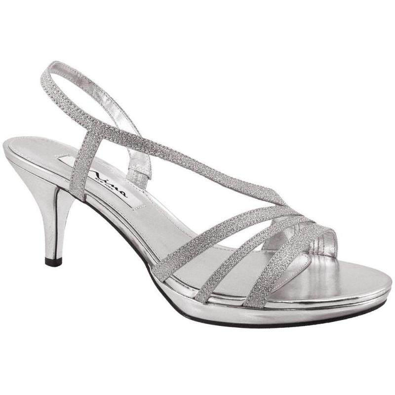 nina/妮娜女时装凉鞋闪亮气质高跟细跟透气露趾正品ne neely