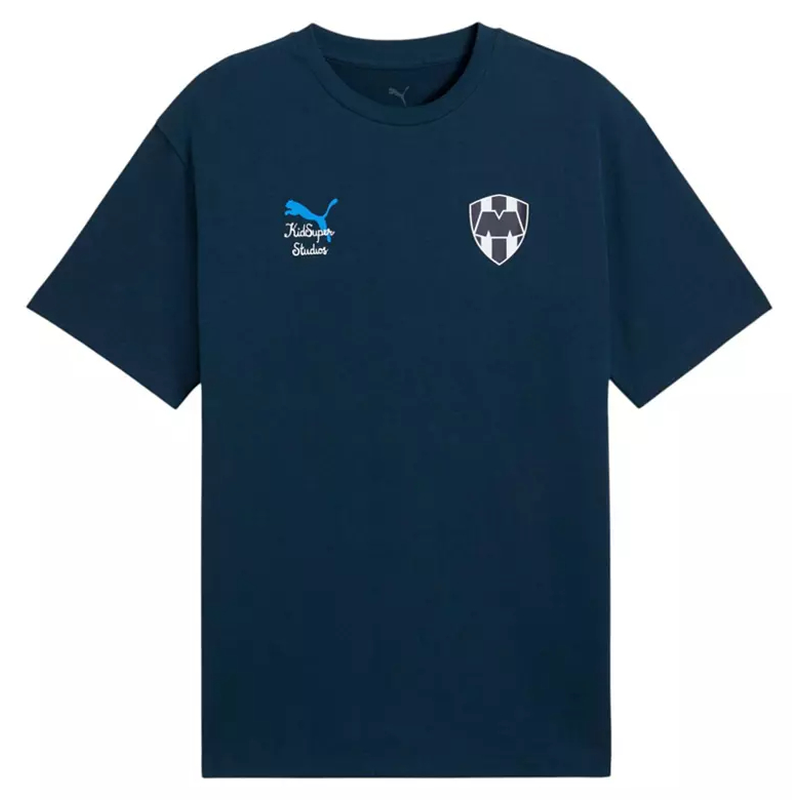 PUMA/彪马男士T恤运动短袖半截袖纯棉CF Monterrey KidSuper队标