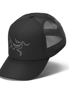 ARC‘TERYX始祖鸟棒球帽Bird Trucker Curved弯檐透气大LOGO帽子