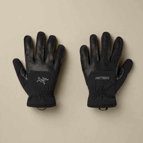 Arc'teryx/始祖鸟Rope手套分指山羊皮户外滑雪攀岩徒步冬季保暖