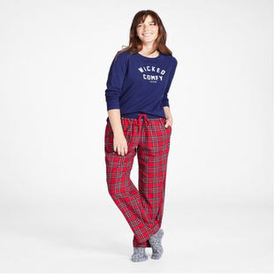 TA507499 L.L. Bean 宾恩女士睡衣套装 纯棉柔软家居服宽松舒适正品