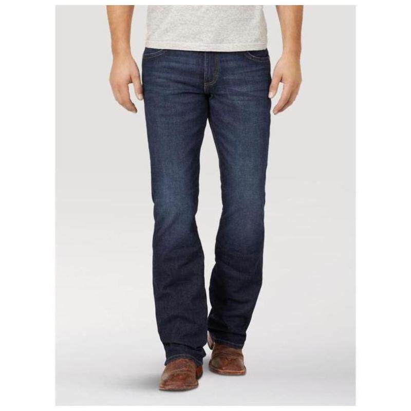 wrangler/威格男士牛仔裤可系腰带复古经典弹力款长裤正品wrt20