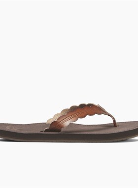 Reef女鞋人字拖轻便柔软皮革户外运动拖鞋沙滩简约RF0A32XGRUS